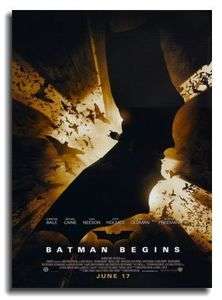 Batman Begins classic poster 33 Christian Bale hero  