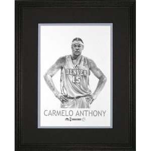  Carmelo Anthony Denver Nuggets 5x7 Framed Print Sports 