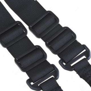 Universal 2 Point Tactical Rifle Gun Strap Sling Elastic Bungee Snap 