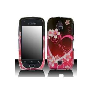  Samsung T759 Exhibit 4G Graphic Case   Purple Love (Free 