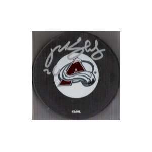 Paul Stastny Autographed Puck 