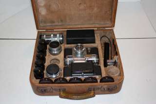 ZEISS IKON CONTAX III COMPLETE COLLECTION. EXCELLENT RARELY FOUND IN 