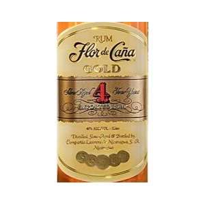  Flor De Cana Rum 4yr. Gold 750ML Grocery & Gourmet Food