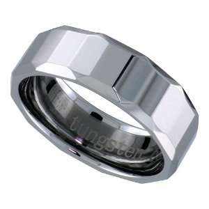 Cobalt Free TUNGSTEN CARBIDE 8 mm (5/16 in.) Comfort Fit Band w/ Long 