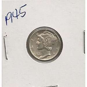  1945 S Mercury Dime in 2x2 Coin Holder