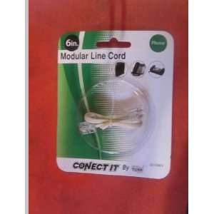  Connect It By Tusa 6 Inch Modular Wall Phone Line Cord 