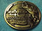 Vintage Belt Buckle Zebo 40th Anniversary Made in USA