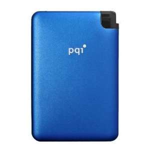 PQI H551 500GB 2.5 USB 2.0 Portable External Hard Drive, Blue   6551 