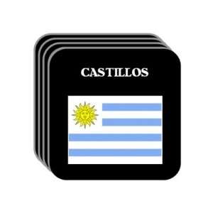  Uruguay   CASTILLOS Set of 4 Mini Mousepad Coasters 