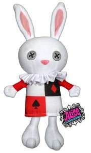   Plushies ~ Alice in Wonderland ~ 7 Stuffed  White Rabbit  # 1079