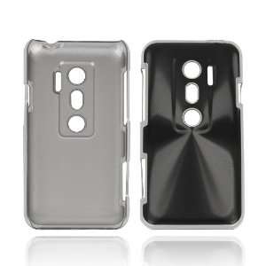  HTC EVO 3D New Aluminum Metal Hard Case Cover Black Cell 