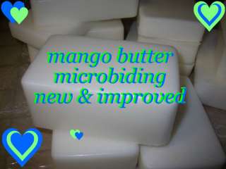 10 lbs MANGO BUTTER melt pour soap base LOW SWEAT  
