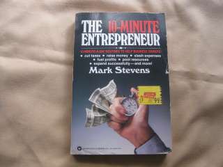 10 Minute Entrepreneur by Mark Stevens (1985, Paperback) 9780446380690 