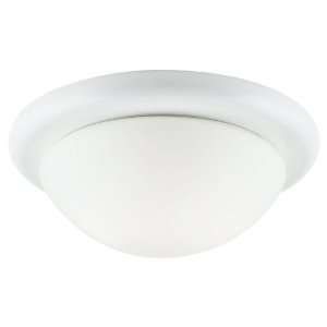 Sea Gull Lighting 53074 15 3 Light Ceiling Fixture, Satin White Glass 