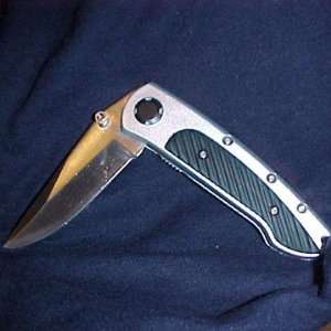 Pocket Knife Silver with Black