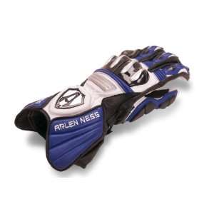  Arlen Ness GP Black/Blue/White X Small Gloves Automotive