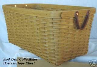   Hope Chest Basket, which measures approximately 23 x 14 11.25high