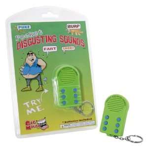  Pocket Disgusting Sounds Key Chain   Gag Gift by Loftus 