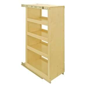 Hafele 546.28.132 Maple 8.5 Wide Maple 5 Shelf Pull Out Pantry with 