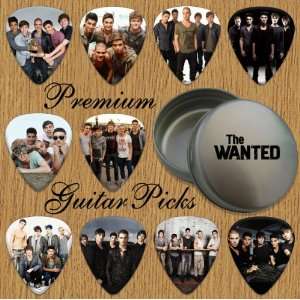    The Wanted 10 Premium Guitar Picks In Tin (0) Musical Instruments