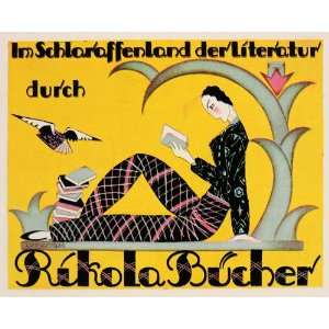  1926 Rikola Bucher Books Verlag Lupus Mini Poster Print 