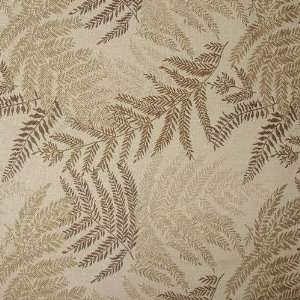  54 Wide Jacquard Yager Leaf Mocha Fabric By The Yard 