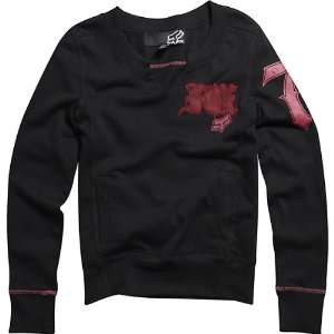 Fox Racing Pop Quiz Pullover Girls Sweater Racewear Sweatshirt w/ Free 