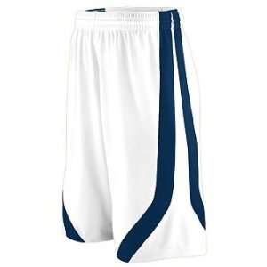  Youth Triple Double Game Short   White and Navy   Small 