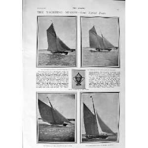  1900 YACHTS BRYNHILD NORDWEST MARION METEOR JAMESON