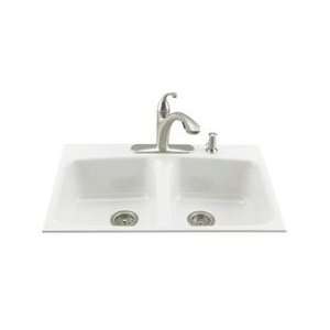   Kitchen Sink With 4 Hole Faucet Drilling K 5898 4 FD