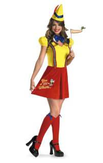 Disney Pinocchio Sassy Adult Halloween Costume  