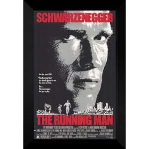 The Running Man 27x40 FRAMED Movie Poster   Style A