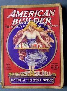 1924 AMERICAN BUILDER HISTORICAL & REFERENCE NUMBER  