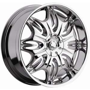  Incubus Jinx 20x8.5 Chrome Wheel / Rim 5x4.25 & 5x4.5 with 