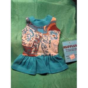  Blue Bohemian Chic Dog Dress XXS 