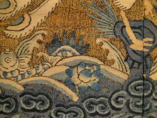 Antique 19C. Chinese Kesi Textile 9th Civil Rank Badge  