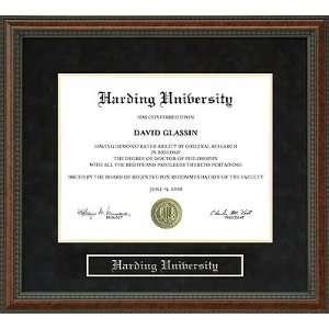  Harding University (HU) Diploma Frame