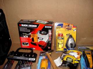 WHOLESALE LOT ASSORTED HAND TOOLS AND TOOL ACCESSORIES  