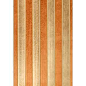  Schumacher Sch 62701 Lynton Velvet Stripe   Harvest Fabric 