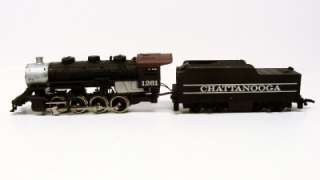 HO Tyco Chattanooga 0 8 0 Steam Locomotive 1261 w/ Tender Used  