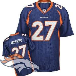 Denver Broncos #27 Steve Atwater Throwback Blue Jersey Authentic NFL 