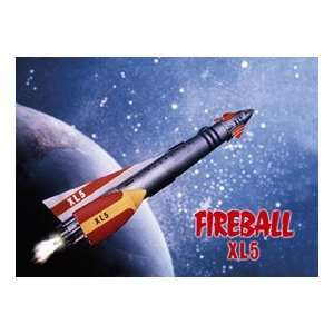 Fireball XL5 steel fridge magnet 