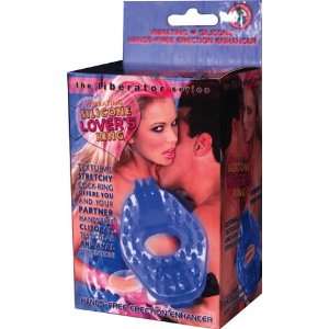  SILICONE LOVERS RING BLUE