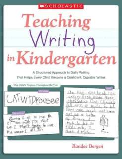   Writing in Kindergarten by Randee Bergen, Scholastic, Inc.  Paperback