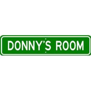  DONNY ROOM SIGN   Personalized Gift Boy or Girl, Aluminum 
