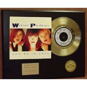   GOLD 45 RECORD PICTURE SLEEVE LIMITED EDITION DISPLAY 
