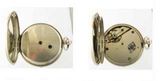 Substantial Silver Swiss LEpine KW Pocket Watch 1850  