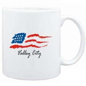 Mug White  Valley City   US Flag  Usa Cities Sports 