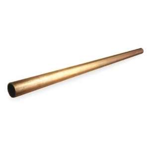 Schedule 40 Red Brass Unthreaded Pipe Pipe,Red Brass,1/2 x 12 In 