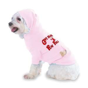 Give Blood Play Polo Hooded (Hoody) T Shirt with pocket for your Dog 